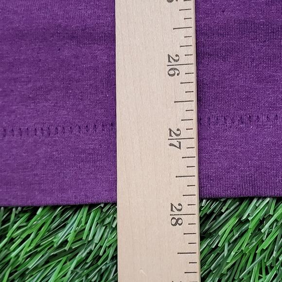 Vintage 1990 La-Paz Shirt Womens XL 22x28 Purple Spellout - Picture 10 of 12